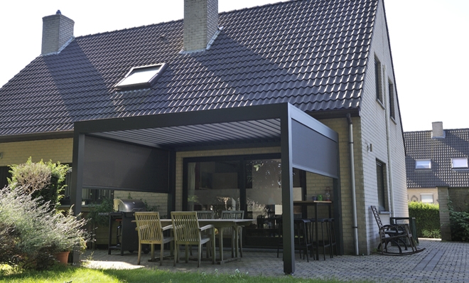 Ballede-Aluminum Pergola（Pergola,Outdoor Pergola,Retractable Awning,Patio Cover,Outdoor Canopy）