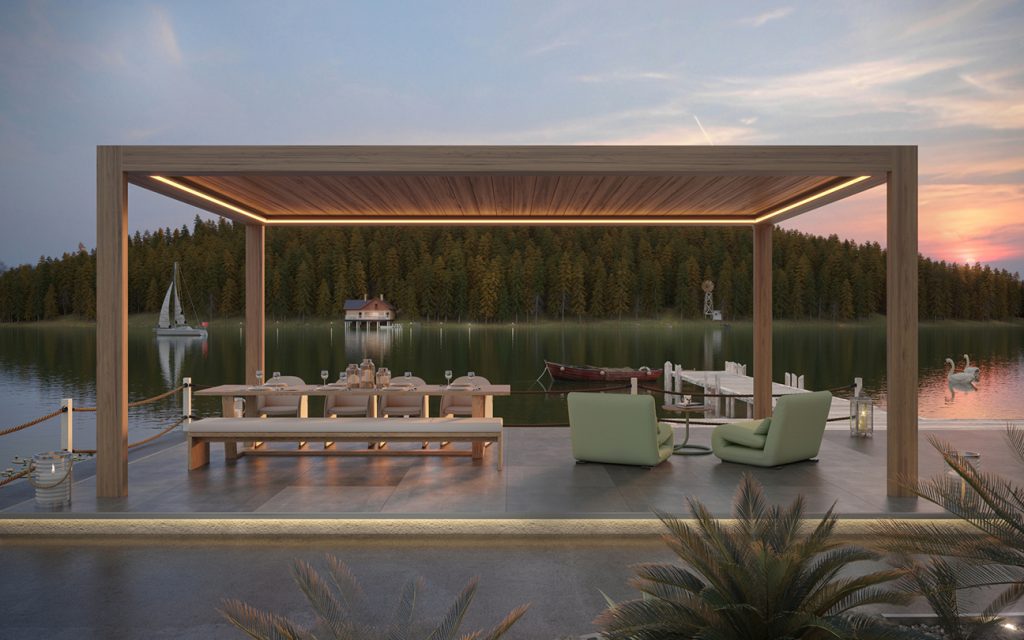 Ballede-Aluminum Pergola（Pergola,Outdoor Pergola,Retractable Awning,Patio Cover,Outdoor Canopy）