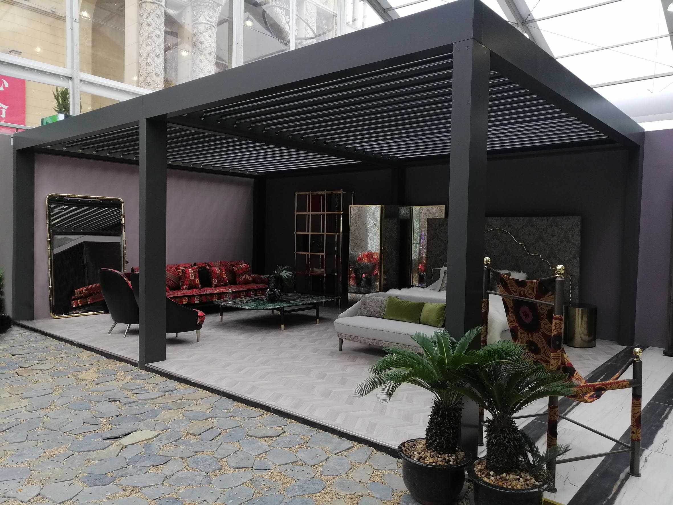 Pergola, Aluminum Pergola, Outdoor Pergola, Retractable Awning, Patio Cover, Bioclimatic Pergola_Ballede