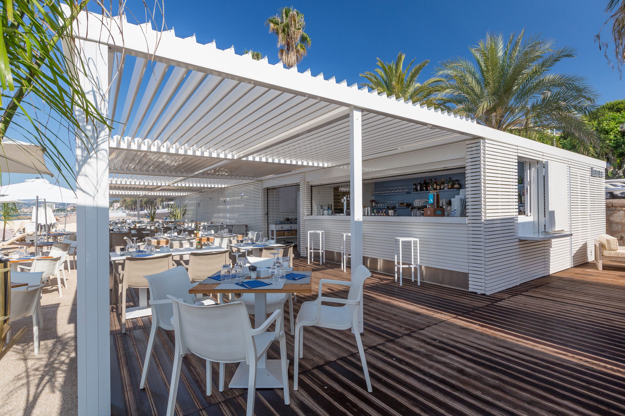 louvered roof,pergola system,Aluminum Pergola_Ballede