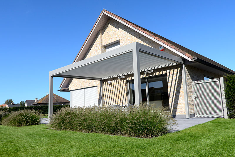 patio structure - pergola canopy design_Ballede aluminum pergola