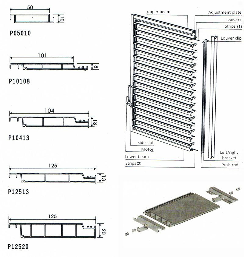 Aluminum Flat Louver