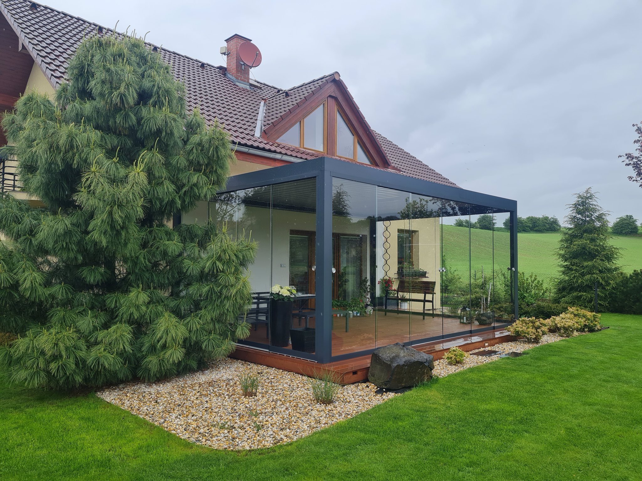 Australian Motorized Pergola Louvered Roof