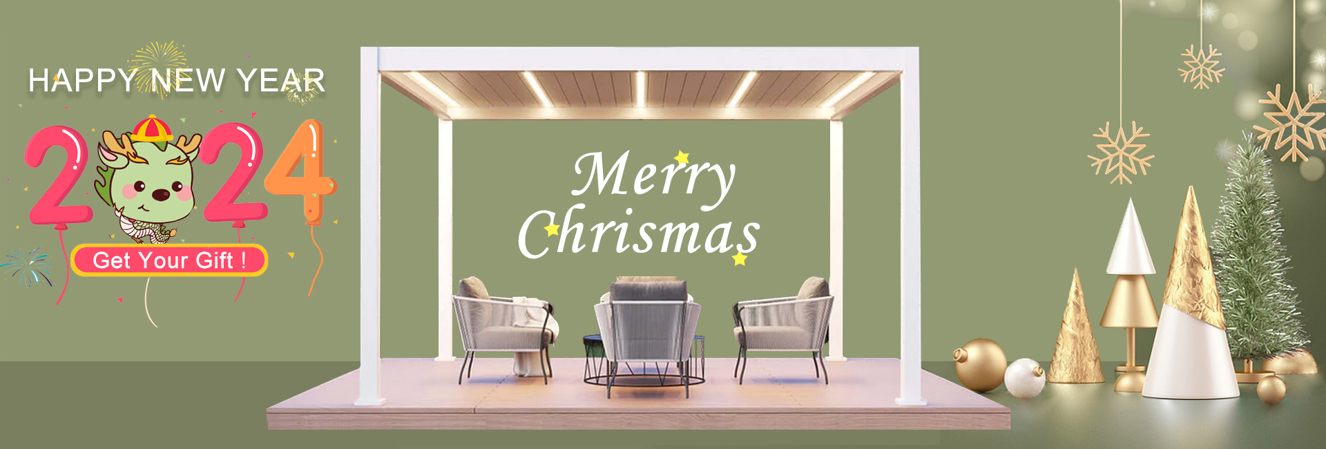 BLD Pergola Christmas promotion