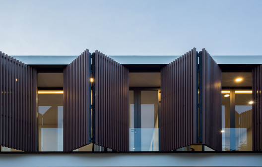 Folding vertical louver window and door