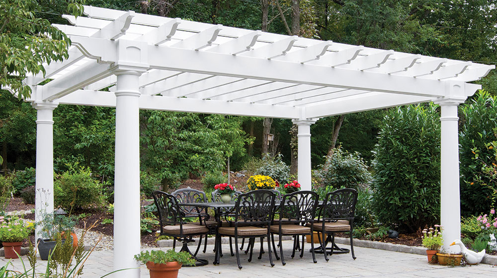 Vinyl-Pergola