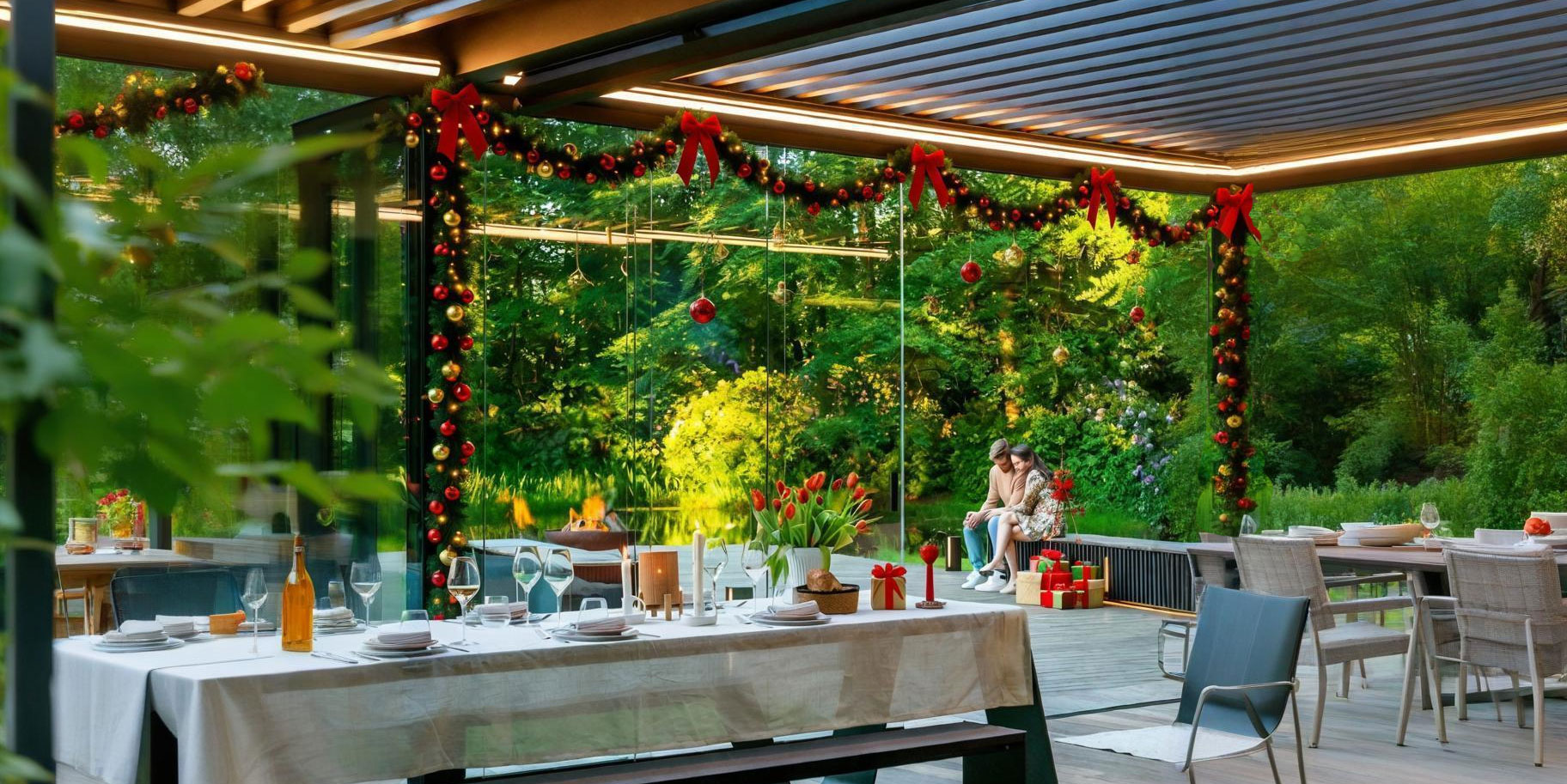 Christmas Sale - Aluminum Pergola Christmas Sale - Aluminum Pergola