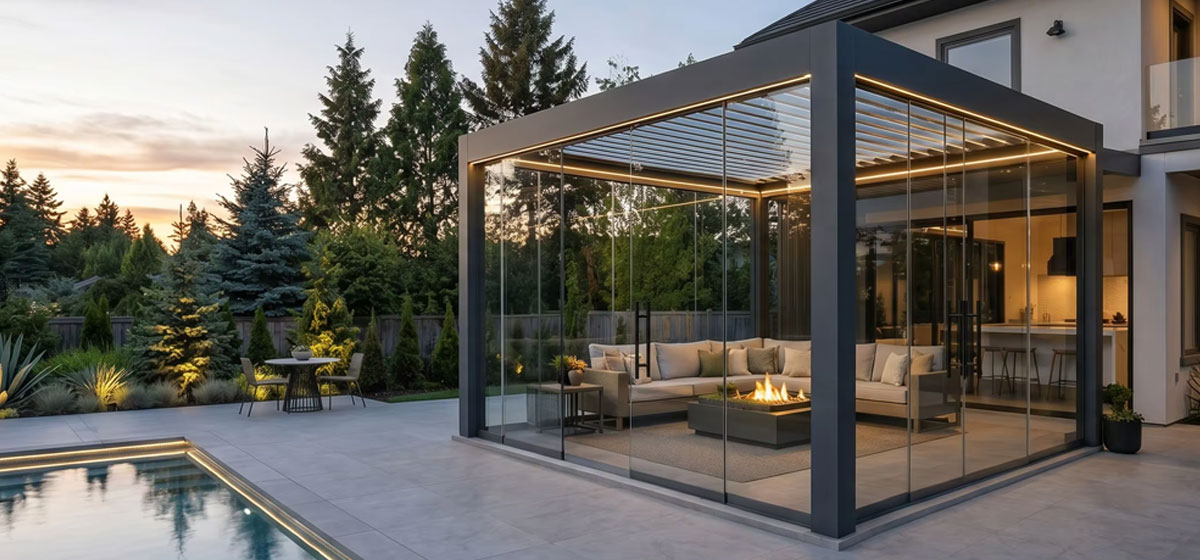 Four-Season-Enclosed-Pergola-with-Sliding-Glass-Door Four-Season-Enclosed-Pergola-with-Sliding-Glass-Door