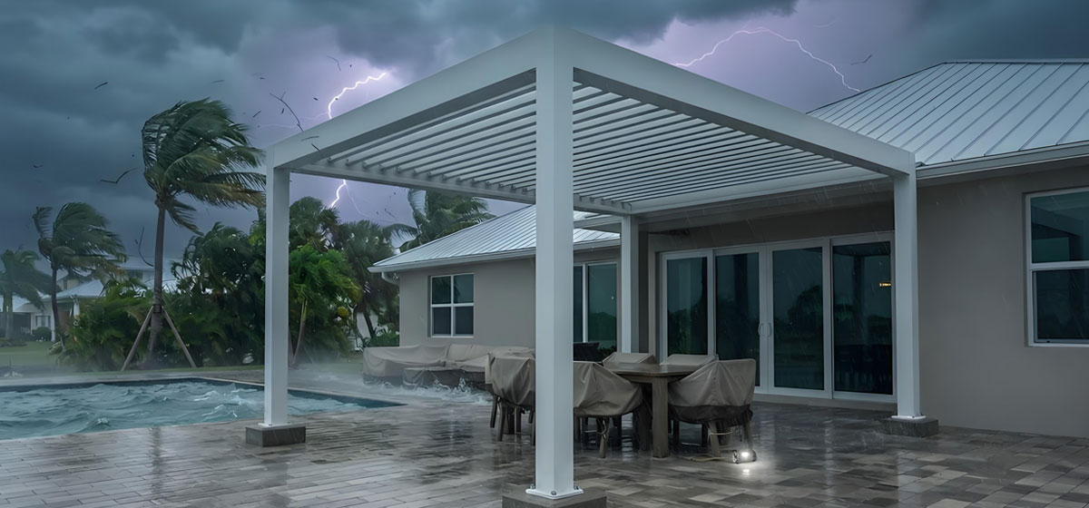 Hurricane-resistant-pergola-designed-for-Florida-high-wind-conditions